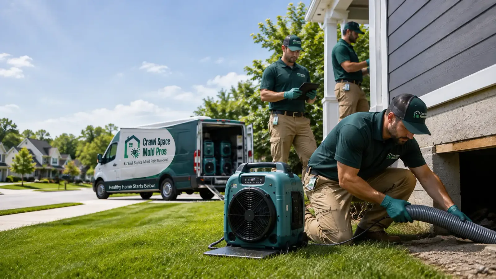 Crawl Space Mold Removal in Whitethorn, CA